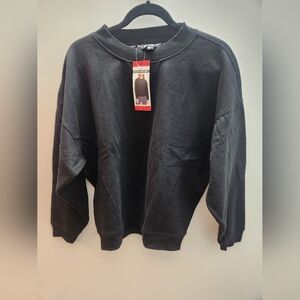 Women Black Sport Sweater